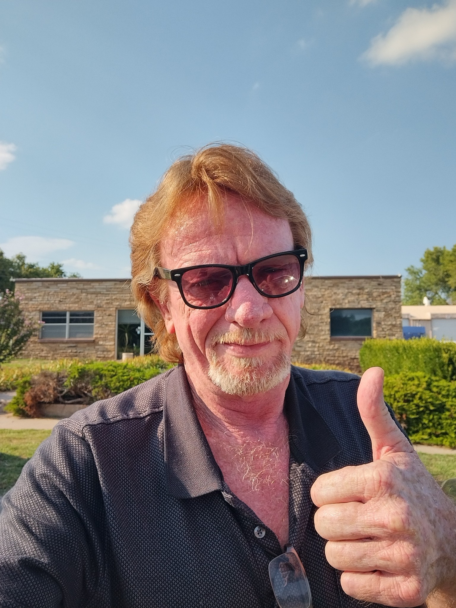 me Owner Bill Baker standing in front of Wichita KS Dumpster Rental